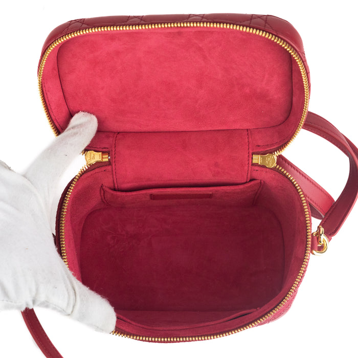 Dior Cannage Lambskin Vanity Case