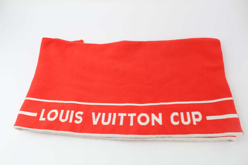 Louis Vuitton Cotton Cashmere Cup Scarf Orange