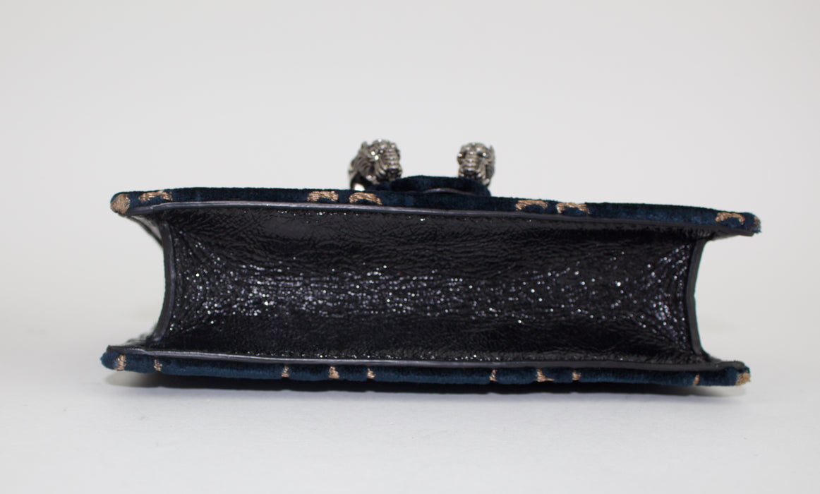 GUCCI DIONYSUS VELVET SUPER MINI BAG