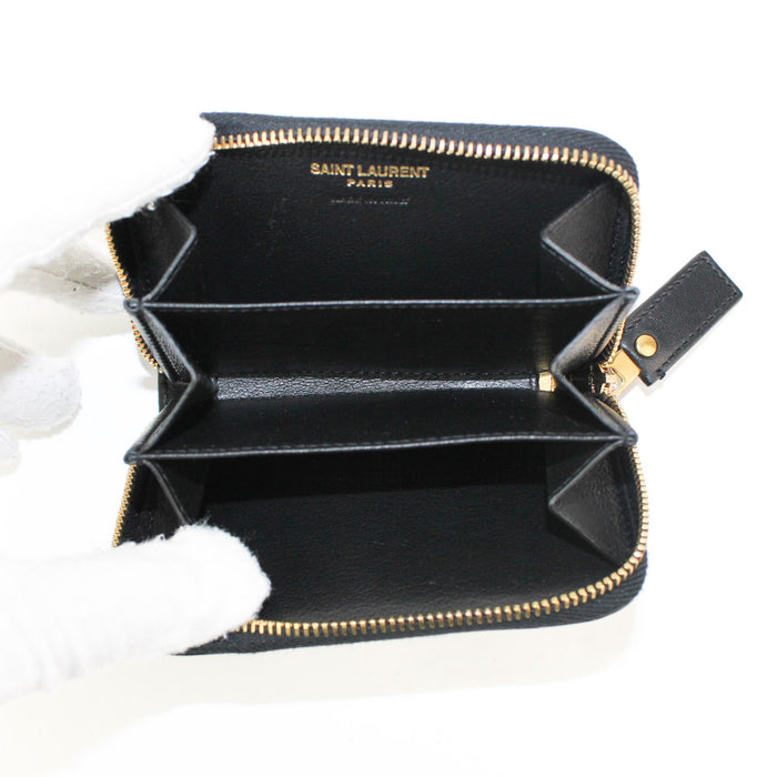 Saint Laurent Compact Vicky Zip Wallet