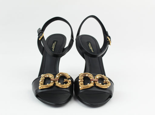 Dolce & Gabana DG Amore 95mm Pearl-embellished Sandals