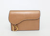 DIOR SADDLE FLAP CARD HOLDER ROSE GOLD