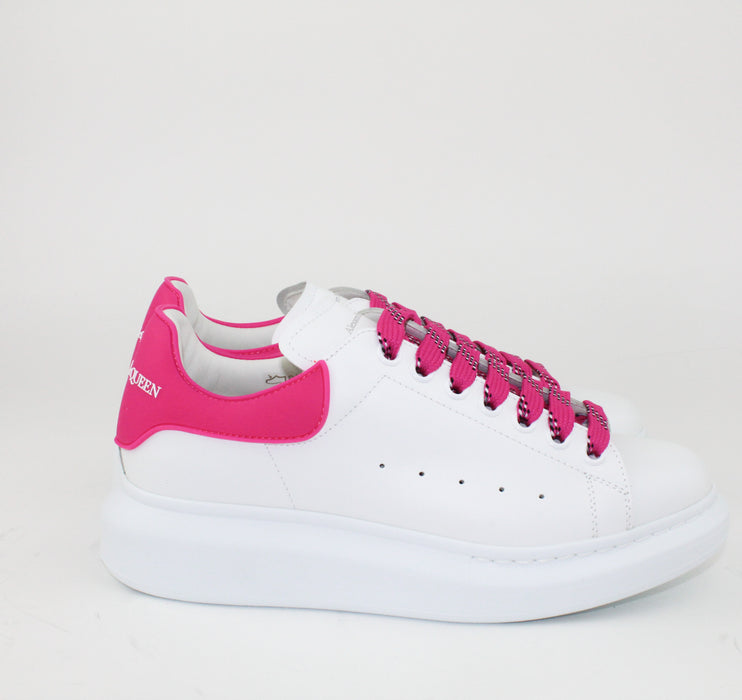 Alexander McQueen Women's Women's Neon Sneakers - White Pink