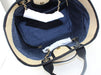 Chanel Straw Calfskin Deauville Tote