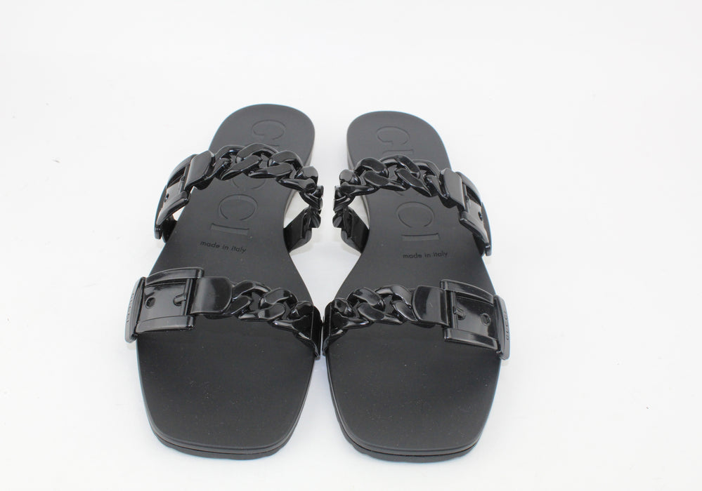 Gucci Women rubber slide sandal