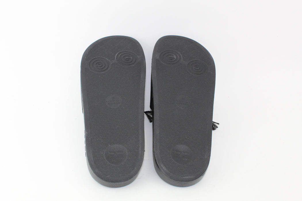 GUCCI BLACK LOGO SLIDES