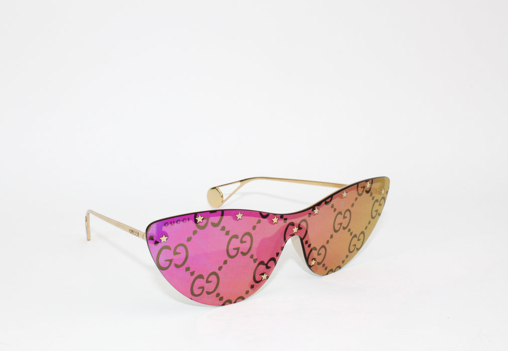 Gucci Cat-eye Mask Sunglasses