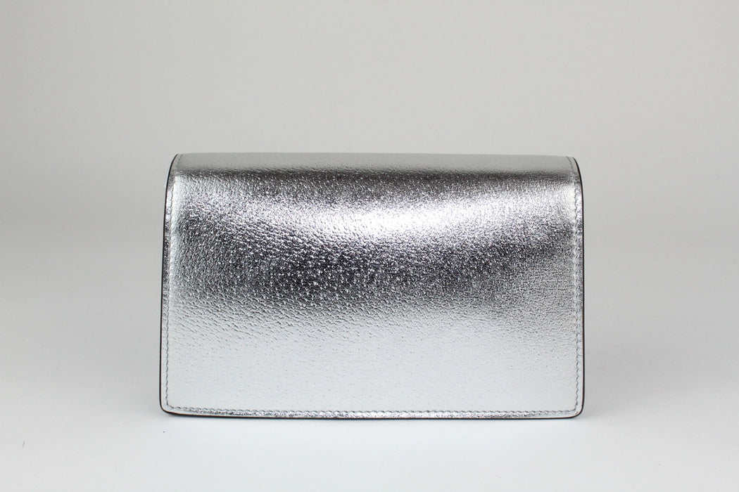 Gucci Dionysus Super Mini Bag in Silver