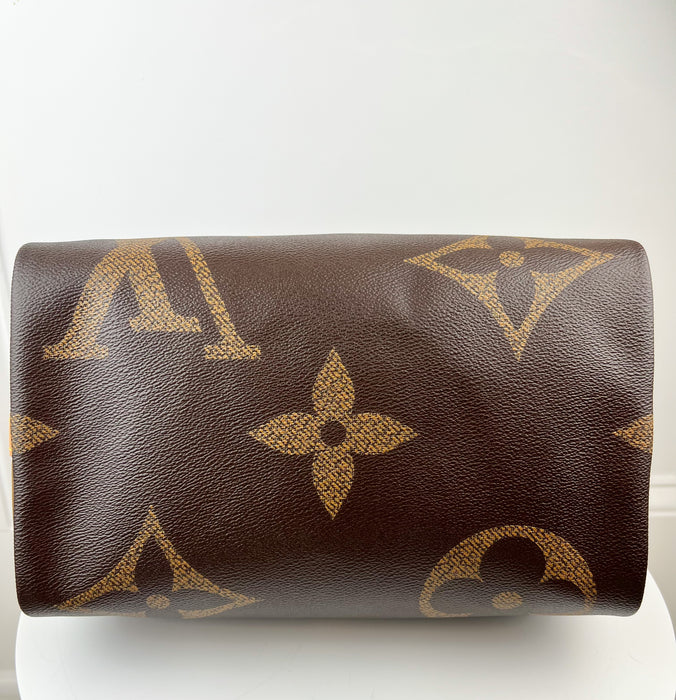 Louis Vuitton Speedy 30 Monogram Giant Reverse Bandouliere (Hard to find)