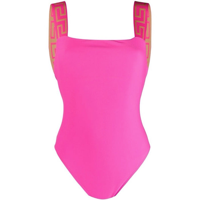 Versace Greca Border One-piece Swimsuit