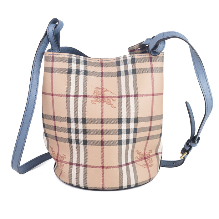 Burberry Vintage Haymarket Check bucket bag