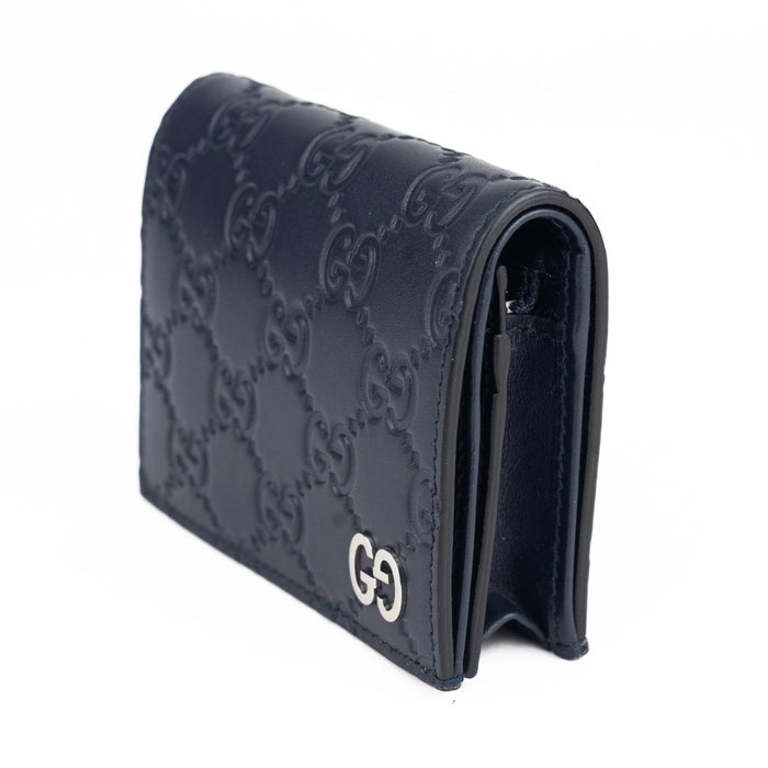Gucci GG Signature Wallet Navy