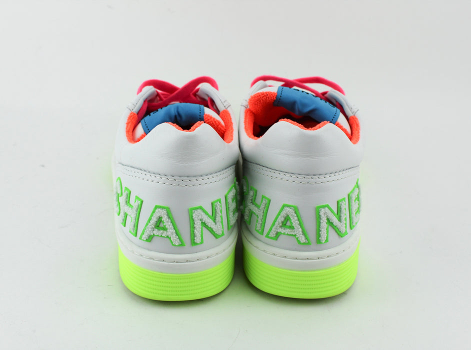 Chanel white and neon Sneakers — LSC INC