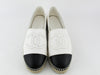 Chanel Espadrille Lambskin white / black