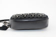 Saint Laurent Mini Lou Croc Embellished Suede Camera bag
