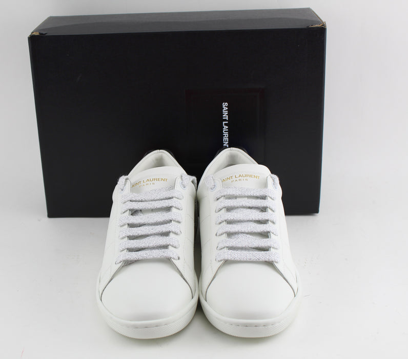 SAINT LAURENT WOMEN SNEAKERS SIZE 37.5 - LuxurySnob