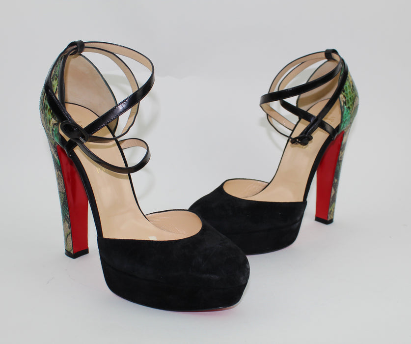 CHRISTIAN LOUBOUTIN LA FAVORITA 140mm PLATFORM PUMP - LuxurySnob