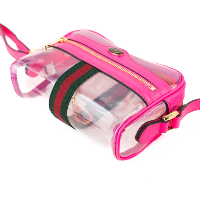Gucci Mini Ophidia Transparent Crossbody Bag