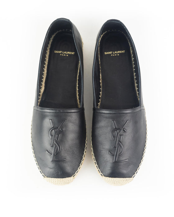 Saint Laurent Leather Espadrilles