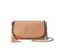 Gucci Soho Medium Chain Crossbody Bag in Nude