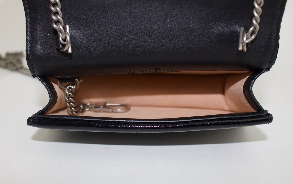 GUCCI DIONYSUS VELVET SUPER MINI BAG
