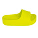 Balenciaga Chuncky Pool Slides in Acid Lime