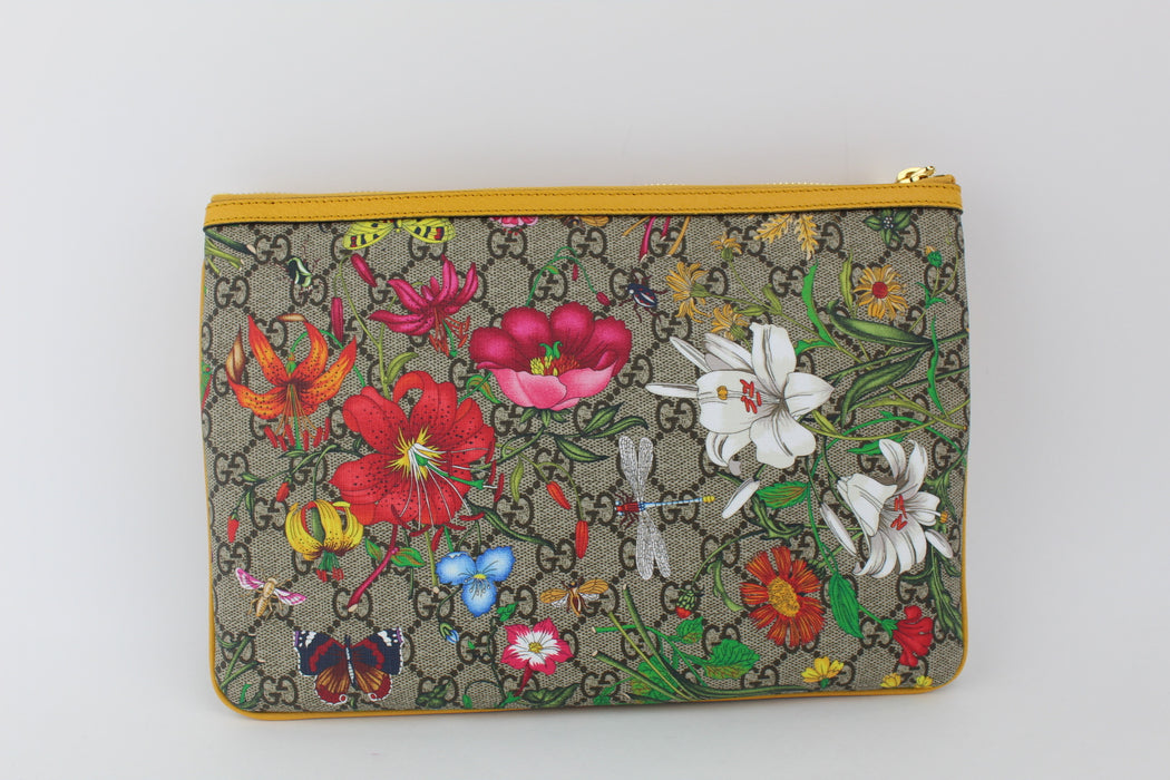 GUCCI GG FLORA POUCH