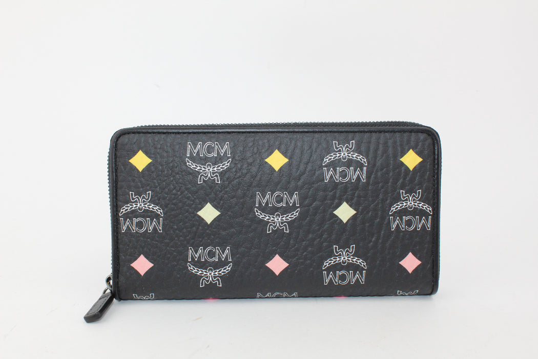 MCM SKYOPTIC ZIP AROUND WALLET