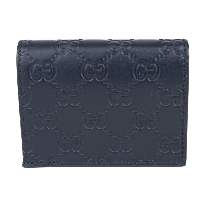 Gucci GG Signature Wallet Navy