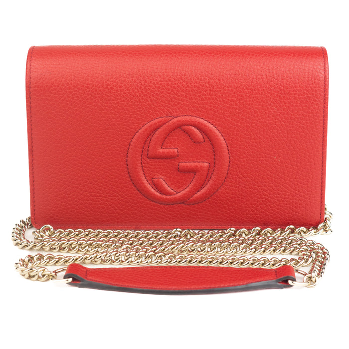 Gucci Soho Red Chain bag