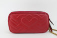 GUCCI GG MATELASSE CROSSBODY BAG RED
