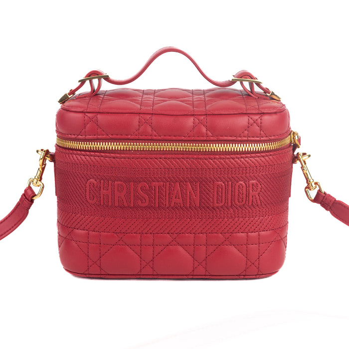 Dior Cannage Lambskin Vanity Case
