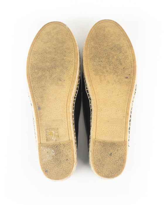 Saint Laurent Leather Espadrilles