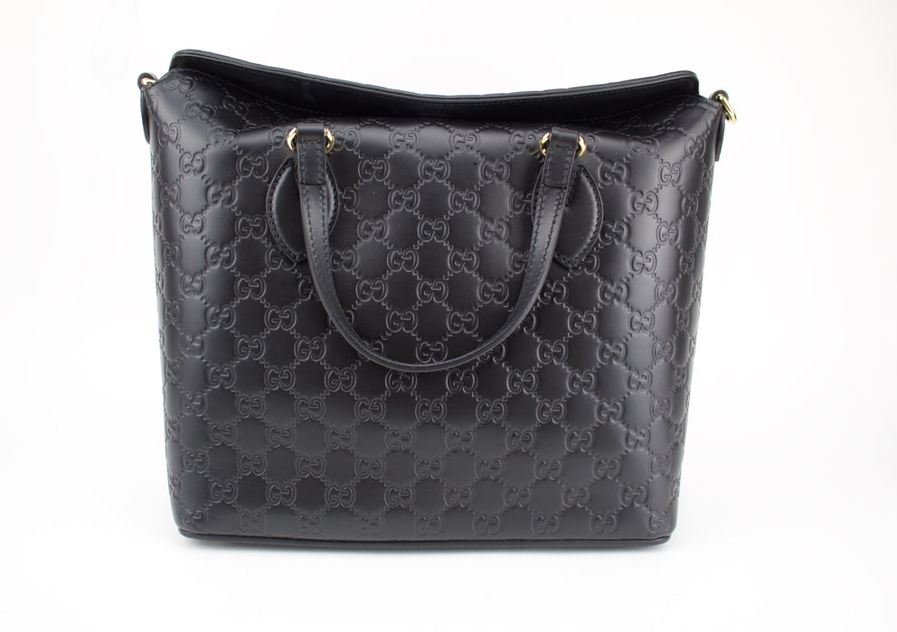 GUCCI GUCCISSIMA LINEA A BEE FOLDOVER BAG