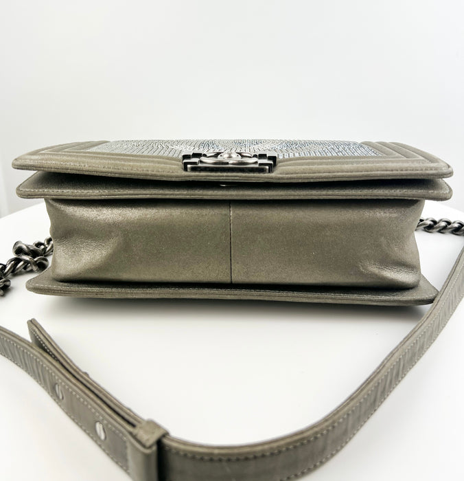 Chanel Medium Swavroski embellished Boy Bag
