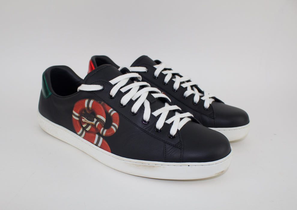 GUCCI ACE KINGSNAKE PRINT SNEAKER LSC INC