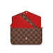 LOUIS VUITTON POCHETTE FELICIE DAMIER EBENE - LuxurySnob