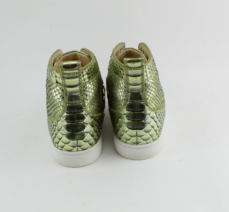 CHRISTIAN LOUBOUTIN PYTHON SNEAKERS SIZE 40 - LuxurySnob