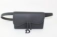 DIOR SADDLE BELT POUCH BLACK MATTE