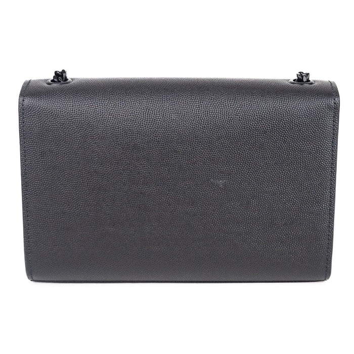 Saint Laurent Small Kate Chain Bag in Black with Black hardware.