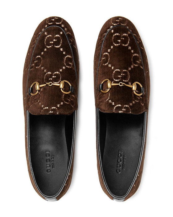 Gucci Jordaan GG Velvet loafers