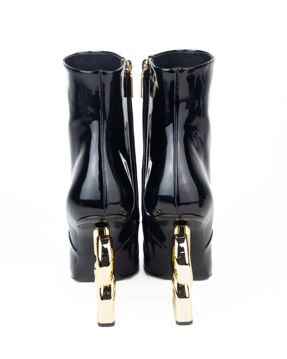 Dolce & Gabbana Patent leather DG  ankle boots