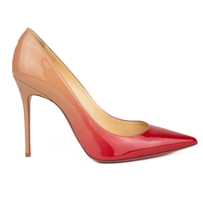 Christian Louboutin 100 Patent Degrade red-nude