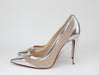 Christian Louboutin Galativi 100mm Leather and Mesh Pumps