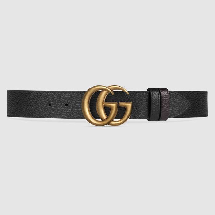 Gucci GG Reversible leather belt in brown/black