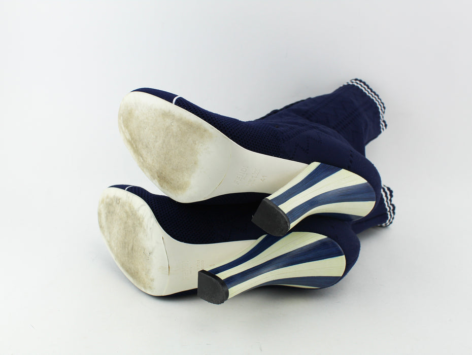 Fendi Knit sock booties