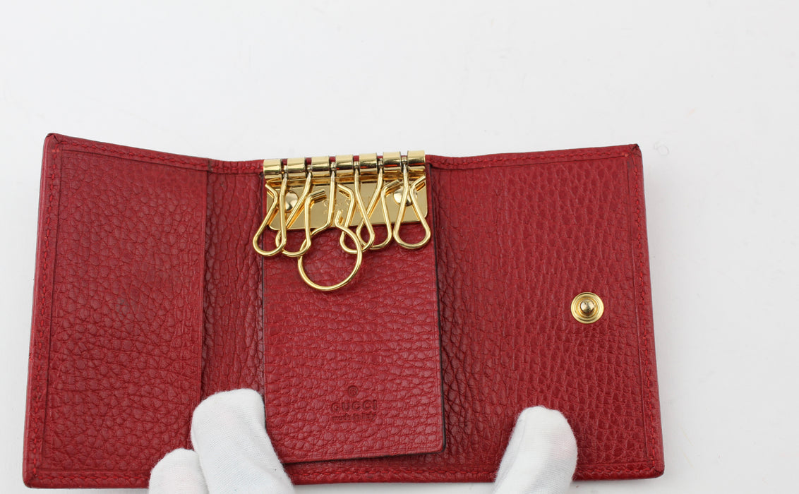 Gucci GG Marmont Leather Key Case