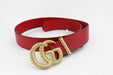 Gucci Leather belt with torchon Double G buckle