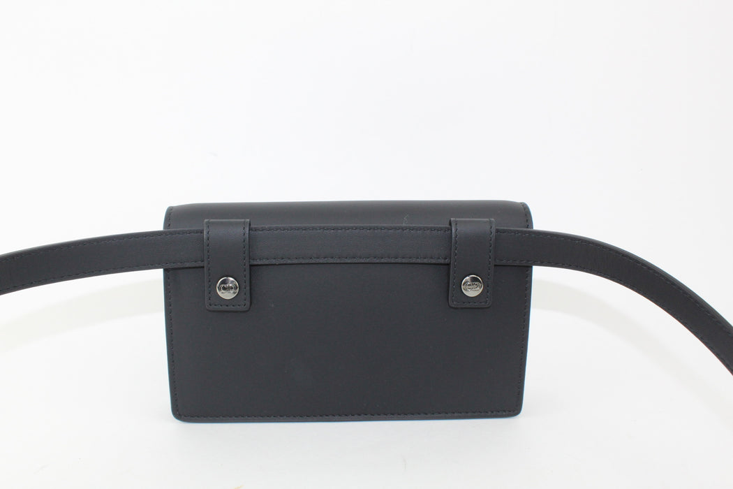 DIOR SADDLE BELT POUCH BLACK MATTE