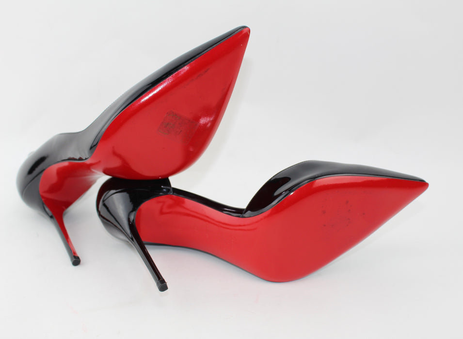 CHRISTIAN LOUBOUTIN IRIZA 100mm SIZE 40.5 - LuxurySnob